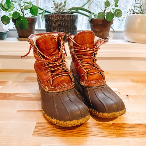 L.L. Bean Shoes - LL Bean | Shearling Lined Bean Boots | 7